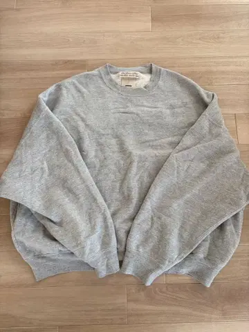 THE SHISHIKUI Brushed Crew 헤더 그레이 M