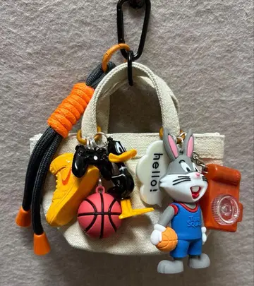 주렁주렁 키링 캔버스 백 라이트 파라코드 포함