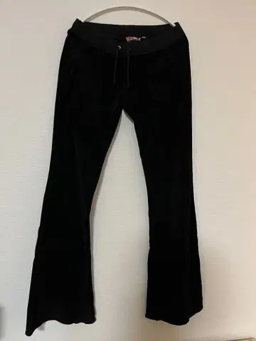 JUICY COUTURE 블랙 벨로아 XS