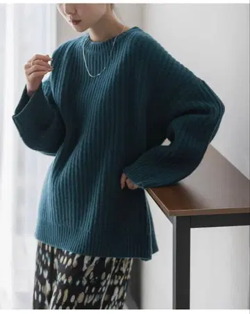 NOBLE 편직 빅 니트