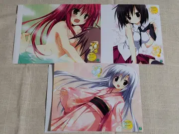 츠키츠키! (노벨판) 특전 북커버 3매 세트