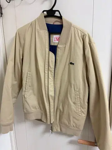 LACOSTE 베이지 집업 자켓