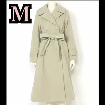 LIP SERVICE 허리 턱 코트 민트 그린 아우터 M