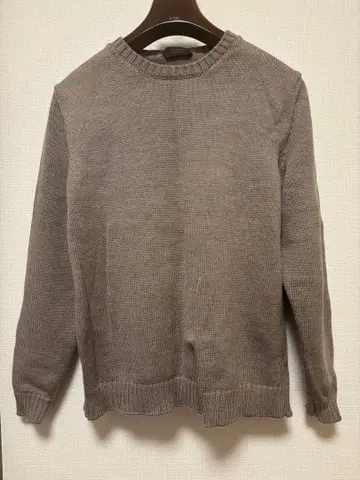 자노네 니트 사이즈 50 그레이지 두꺼운 원단