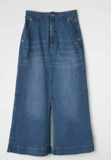 스트라 데님 스커트