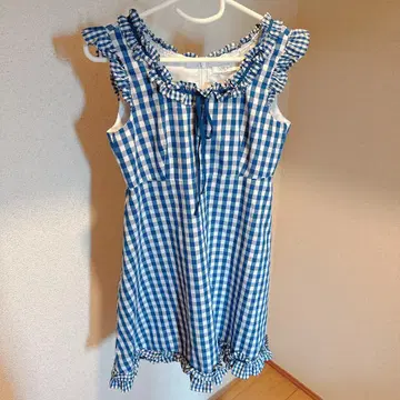 [레어품] MILK 비바 깅엄 Dress 원피스