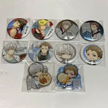 츠키우타. 후미즈키 카이 시모츠키 슌 캔뱃지 세트