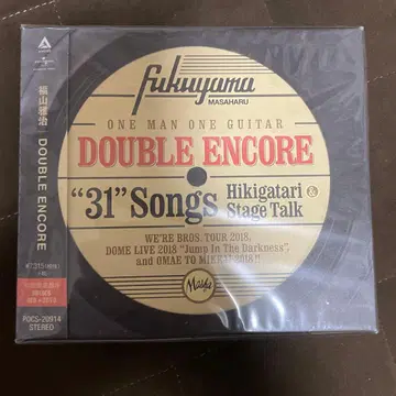 후쿠야마 마사히로 DOUBLE ENCORE 초회 한정판 6CD
