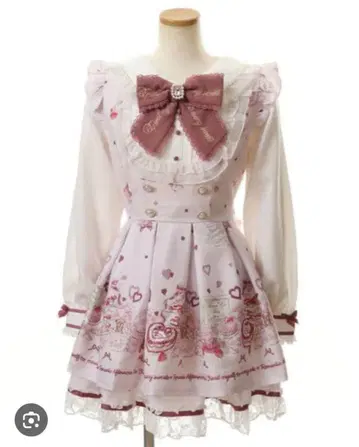 LIZLISA ManyHearts Afternoontea 패턴 셋업