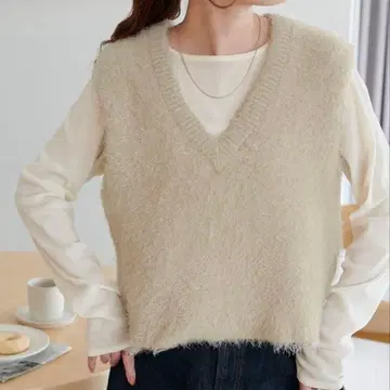 Discoat 디스코트 전후 2WAY 페더얀 숏 기장 베스트 베스트