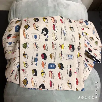 [ 고양이 스시 가게 x 고양이 파도 ] 어른용 헤코비 반폭