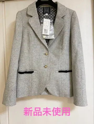 미사용 새상품 신시아 롤리 자켓 울 그레이 테일러드 2