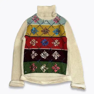 1999s 장 폴 고티에 스팽글 니트 아카이브