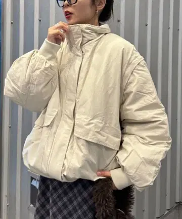 [ 미사용 새상품 ] CIAOPANIC BIG 포켓 스탠드 워크 아우터