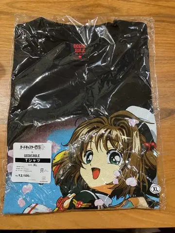 카드캡터 사쿠라 GEEKS RULE 티셔츠 XL