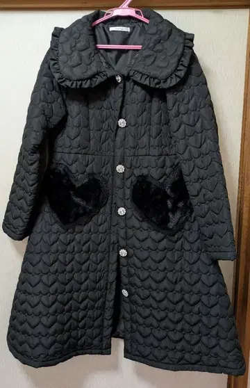 시마무라 마시로 아리스 롱 다운 코트 블랙 M