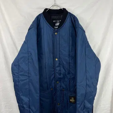 refringiwear 충전솜 퀼팅 코트 파랑 블루