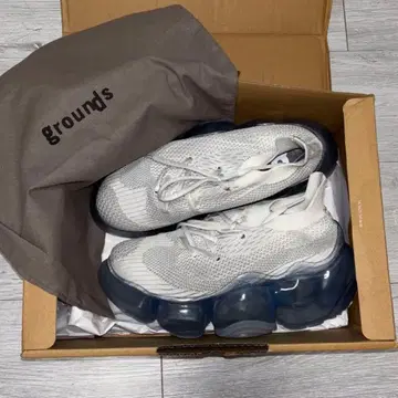grounds 화이트 블루 스니커즈 24