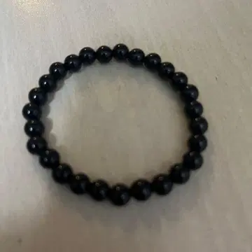 블랙 염주 팔찌