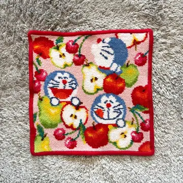 [ used ] 새상품급 페이러 손수건 도라에몽 애플 단종품