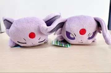 포켓몬 센터 폭신폭신 봉제 인형 에브이 오야스미ver. 2개 세트