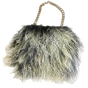 [ 새상품, 반값 ] 몽골리안 퍼 숄더백 / 오리지널 이탈리아제