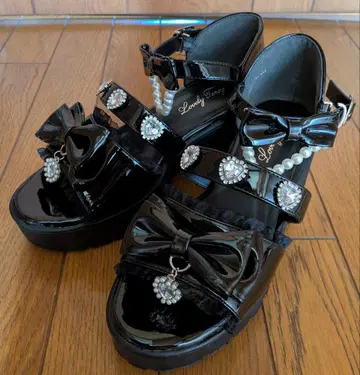 시마무라 마시로 아리스 비쥬 포함 샌들 블랙