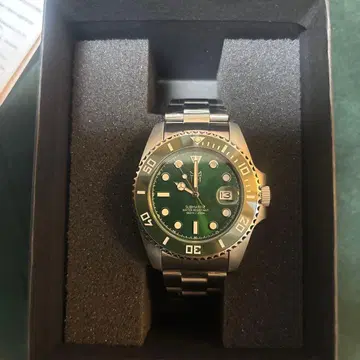 101 HYAKUICHI 다이버 워치 그린