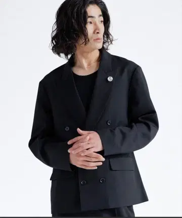 [ SINSS ] 더블 테일러드 자켓 셋업 L 사이즈