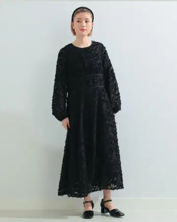 당일 발송 Ray BEAMS 긴팔 롱 원피스