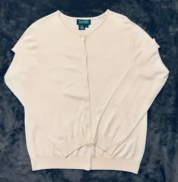 랄프 로렌 가디건 아이보리