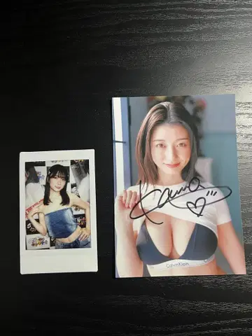 세토 칸나 사인 포함 브로마이드 & 폴라로이드