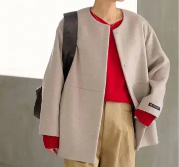 저널 스탠다드 리룸 슈퍼 파인 비버 크루넥 코트