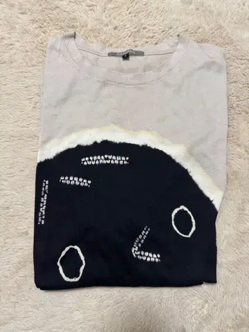 SUZUSAN Various Shibori Face T-Shirt