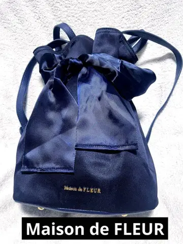 Maison de FLEUR 리본 백팩