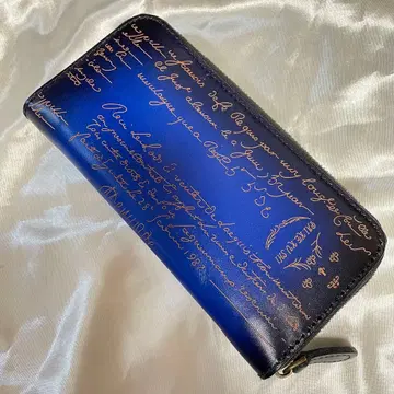 장지갑 천연 가죽 이탈리아 가죽 카드 홀더 동전 지갑 라운드 지퍼