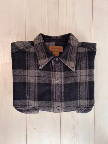 ST. JOHN'S BAY 긴팔 플란넬 셔츠 블랙/그레이