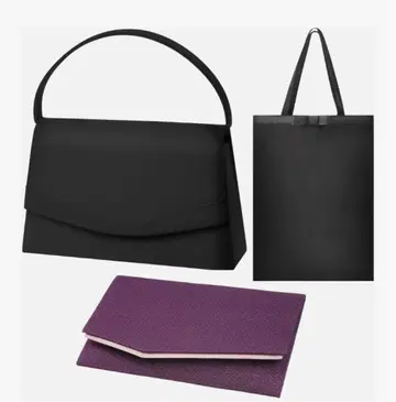 관혼상제 백 여성 포멀 백 장례식 복주머니 염주 (3세트)