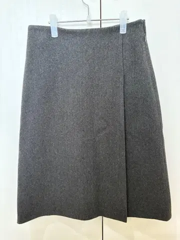 MONOHA 그레이 미디 스커트