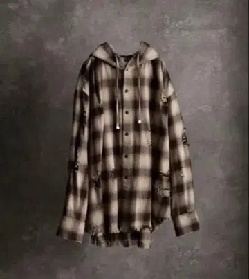 오버 사이즈 셔츠 후드티 / 오버 사이즈 셔츠 후드티