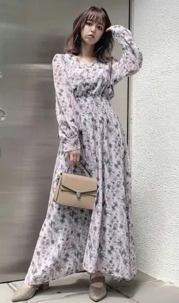 dazzlin 꽃무늬 원피스 플라워