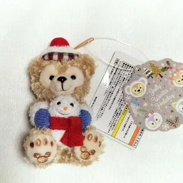 더피 봉제 인형 스트랩 윈터 홀리데이 2019 눈사람