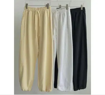 안누크 anuke 드로스트링 스웨트 팬츠