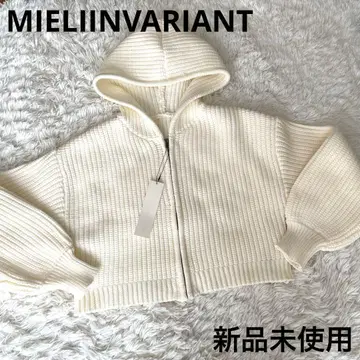 [ 미사용 새상품 ] 미엘리 인바리안트 니트 가디건 크롭 기장