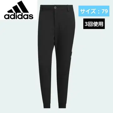 3회 착용 아디다스 골프 트위스트 위브 골프 팬츠 79cm 블랙