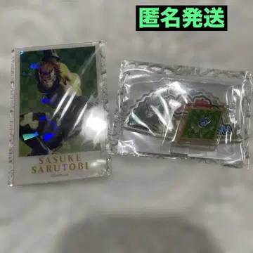 전국 BASARA 사루토비 사스케 아크릴 스탠드 폴라로이드 2점