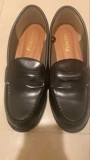 신발의 하루타 로퍼 가죽 신발