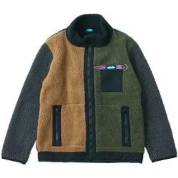 KAVU 컬러 블록 플리스 자켓 outdoor 캠핑