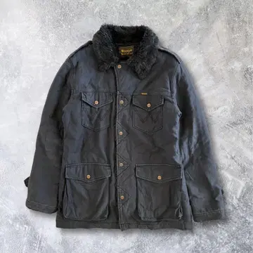 Wrangler 랭글러 런치 코트 보아 안감 블랙 XL
