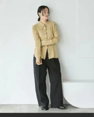 todayful 하이 게이지 니트 셔츠